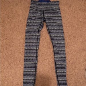 Lululemon patterned full length leggings